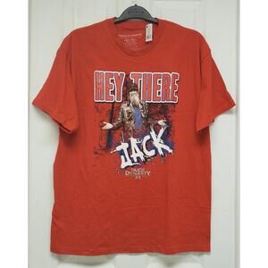 NWT Hey There Jack Graphic Print Duck Dynasty A&E Red 100% Cotton T-Shirt Sz XL